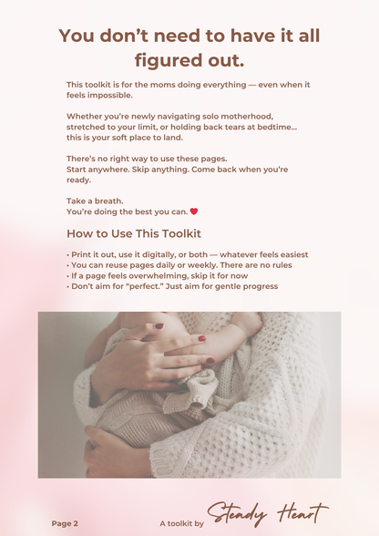 A Soft Survival Guide for Newly Single Moms